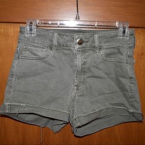 “hi-rise shortie” american eagle shorts